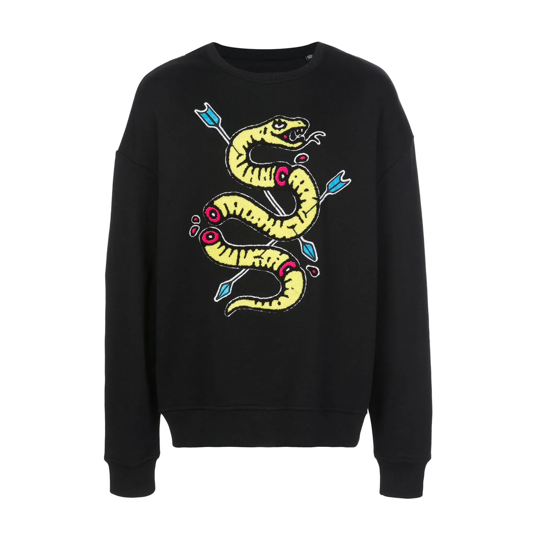 VENOM DROP SHOULDER CREWNECK BLACK