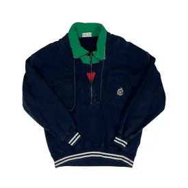 Vintage 90s Navy Blue Hugo Boss Yacht Club Sweatshirt - Medium (Recommended Size - Large)