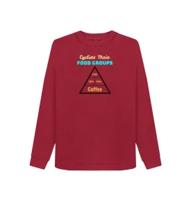 Women's Food Groups Sweatshirt