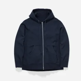 Zip Hooded Sweat - Navy