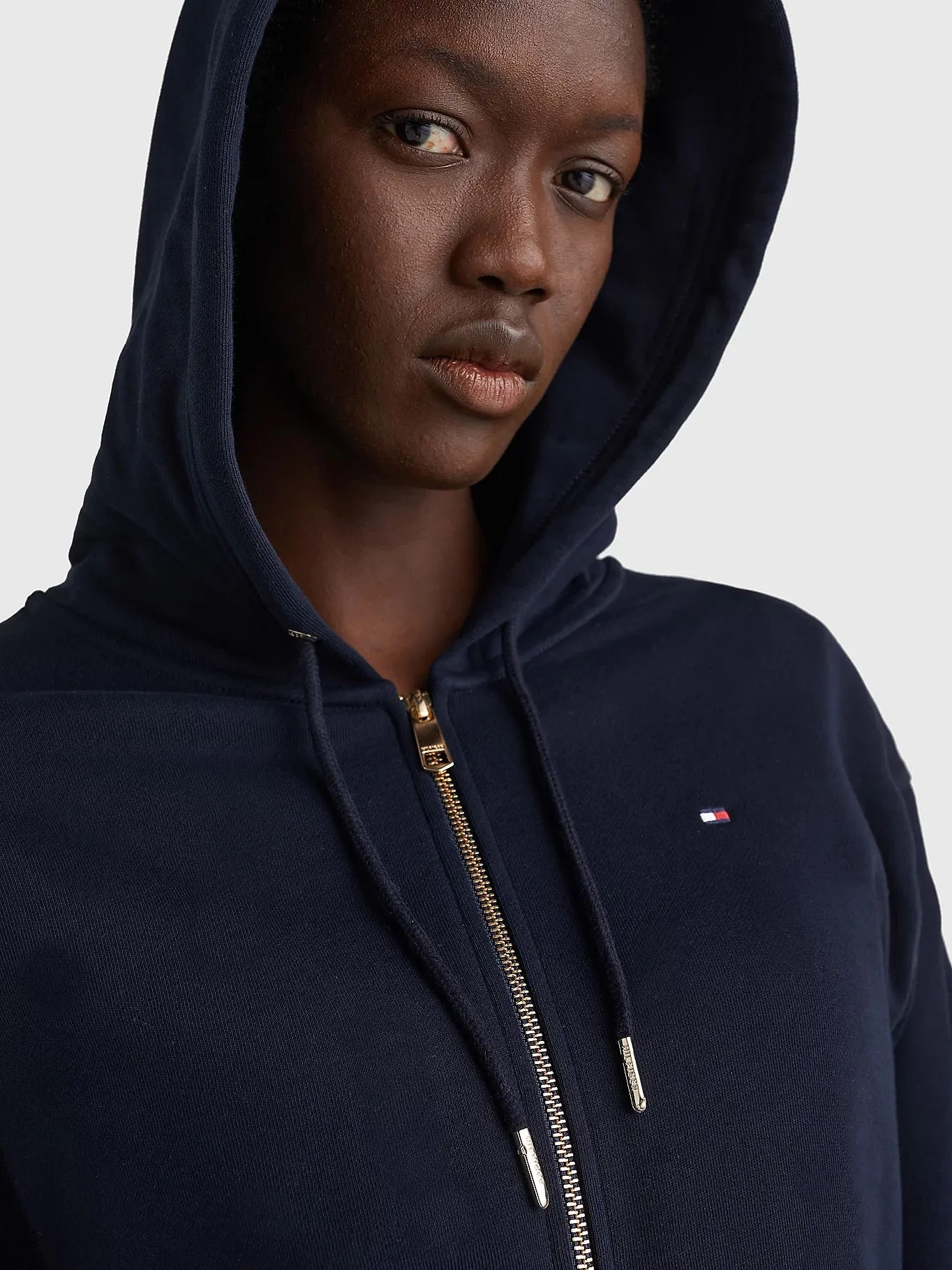 Zip- thur Hoody - Navy